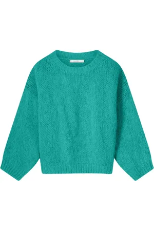 Summum Woman Strik, Dame, Grøn, L, Uld, Alpaca Blend Striktrøje