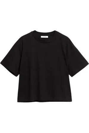Ivy & Oak Top, Dame, Sort, XL, Bomuld, Boxy bomulds T-shirt