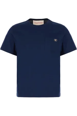 VALENTINO GARAVANI Top, Herre, Blå, S, Bomuld, VLogo T-shirt