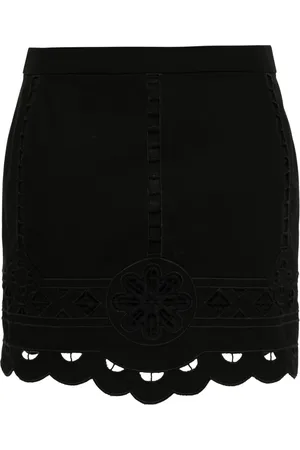 Isabel Marant Nederdel, Dame, Sort, S, Bomuld, Palmira Mini Nederdel