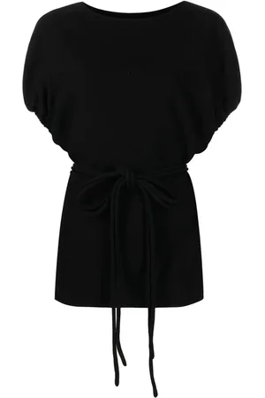 Proenza Schouler Top, Dame, Sort, 2XS, Polyester, Cocoon Bluse Casual Stil