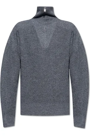 Isabel Marant Strik, Herre, Grå, S, Uld, Benny Turtleneck