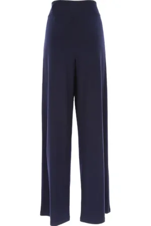 Joseph Ribkoff Bukser, Dame, Blå, 6XL, Uld, Vide Bukser