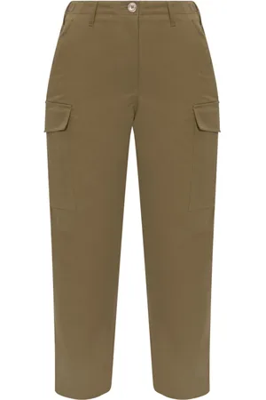 Tom Ford Bukser, Dame, Grøn, S, Uld, Stilfulde Bukser