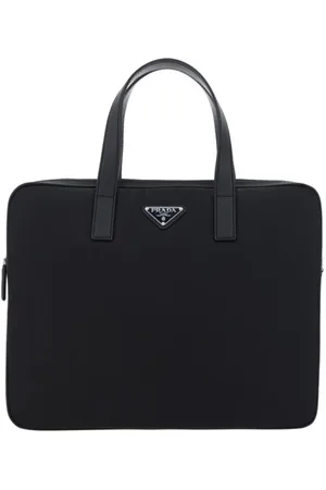 Prada Taske, Herre, Sort, ONE SIZE, Uld, Nylon Arbejde Skuldertaske