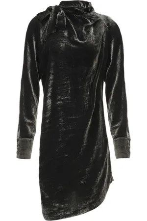 Pinko Kjole, Dame, Grå, S, Silk Blend Kjole