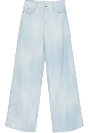 ERMANNO SCERVINO Jeans, Dame, Blå, S, Baggy Jeans