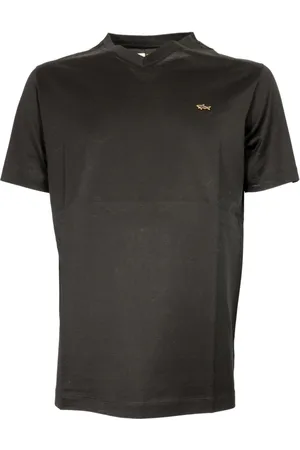 Paul & Shark Top, Herre, Sort, M, Bomuld, Metal Shark Bomulds T-shirt