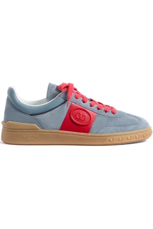 VALENTINO GARAVANI Sko, Herre, Grå, 45 EU, Læder, Upvillage Sneakers med Vlogo-detalje