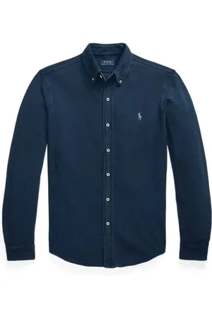 Ralph Lauren Skjorte, Herre, Blå, L, Afslappet Skjorte