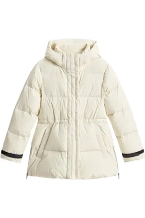 Woolrich Jakke, Dame, Hvid, M, Medium Puffer Jakke