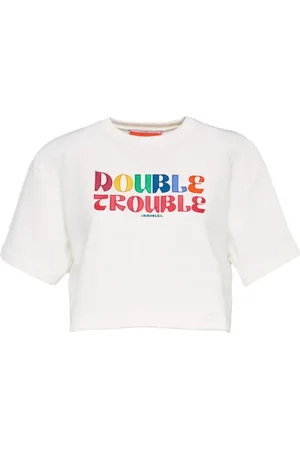 La DoubleJ Top, Dame, Hvid, S, Bomuld, Discman Tee