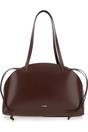 Jil Sander Taske, Dame, Brun, ONE SIZE, Uld, Curve Medium Skuldertaske