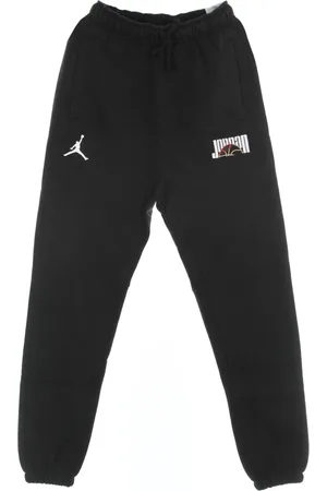 Jordan Bukser, Herre, Sort, XL, Bomuld, Sporty Fleece Træningsbukser