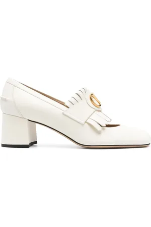 VALENTINO GARAVANI Sko, Dame, Hvid, 40 EU, Læder, VLogo Signature Pumps