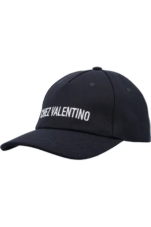 VALENTINO GARAVANI Tilbehør, Herre, Sort, 58 CM, Bomuld, Chic Cap til modeelskere