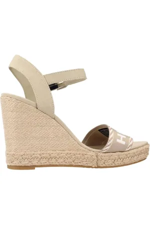 Tommy Hilfiger Sko, Dame, , 41 EU, Sæsonbestemte Webbing Wedges
