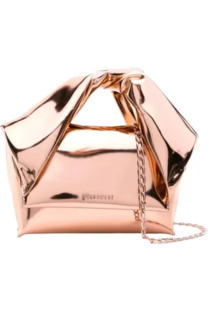 J.W.Anderson Taske, Dame, Lyserød, ONE SIZE, Uld, Metallic Small Twister Taske