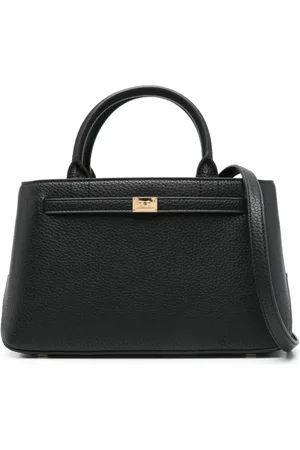 Elisabetta Franchi Taske, Dame, Sort, ONE SIZE, Uld, Sort Top Håndtag Skuldertaske