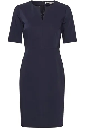 INWEAR Kjole, Dame, Blå, 3XL, Zella Kjole