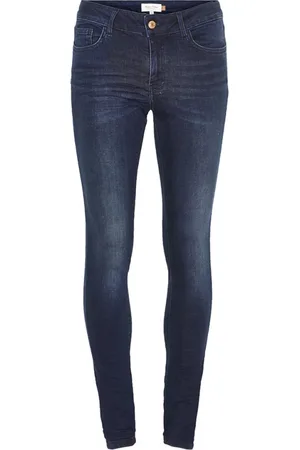 Part Two Jeans, Dame, Blå, W28, Denim, 30305153 Skinny Jeans