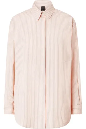 Pinko Bluser & Skjorter, Dame, Brun, 2XS, Klassisk skjorte med krave