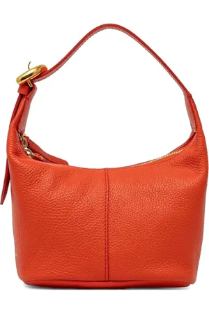 Coccinelle Taske, Dame, Rød, ONE SIZE, Uld, Rød Skuldertaske med Guld Hardware