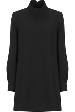Pinko Kjole, Dame, Sort, L, Højhalset minikjole