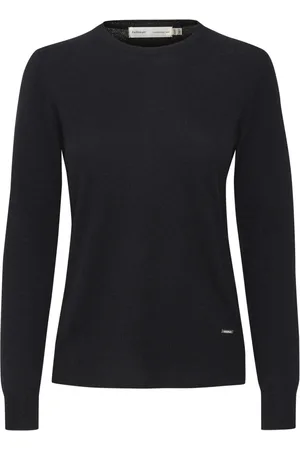 INWEAR Strik, Dame, Sort, S/M, Lukkaiw Crew-Neck Pullover