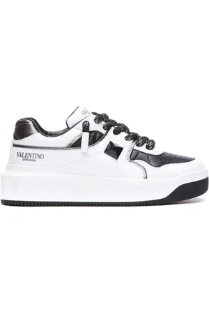 VALENTINO GARAVANI Sko, Herre, Sort, 39 1/2 EU, Uld, Stilfulde sneakers til trendy outfits