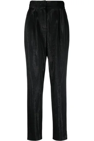 IRO Bukser, Dame, Sort, 2XS, Bomuld, Marona High-Waist Straight Bukser