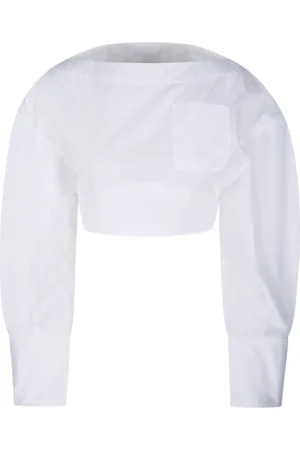 Jacquemus Bluser & Skjorter, Dame, Hvid, M, Bomuld, Le Haut Bluse