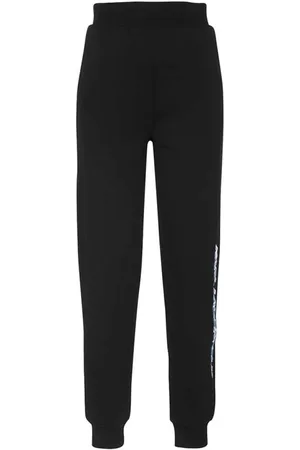 Karl Lagerfeld Bukser, Dame, Sort, L, Bomuld, Logo Print Sweatpants