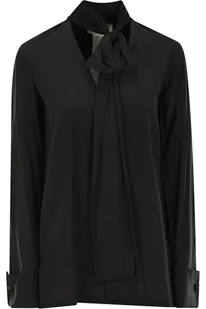 Sportmax Bluser & Skjorter, Dame, Sort, 3XS, Uld, Stilfuld Bluse til Kvinder