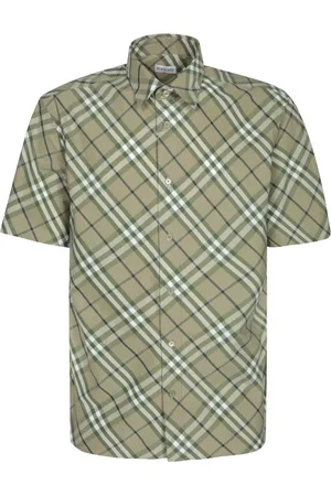 Burberry Skjorte, Herre, Grøn, M, Grøn T-shirt & Polo til mænd