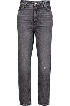 HUGO BOSS Jeans, Dame, Sort, W31, Bomuld, Straight Fit Sorte Jeans