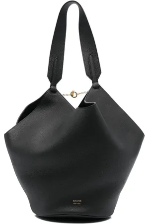 Khaite Taske, Dame, Sort, ONE SIZE, Uld, Lotus Small Tote Bag