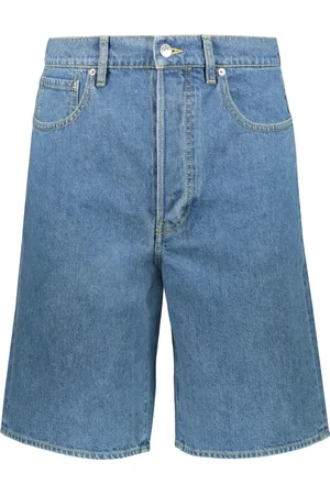 Kenzo Shorts, Herre, Blå, W30, Denim, Denim Bermuda Shorts med metaldetaljer