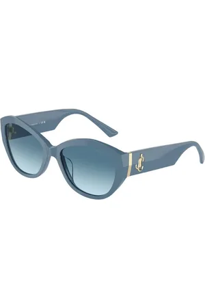 Jimmy Choo Tilbehør, unisex, Blå, 55 MM, Gradient Solbriller