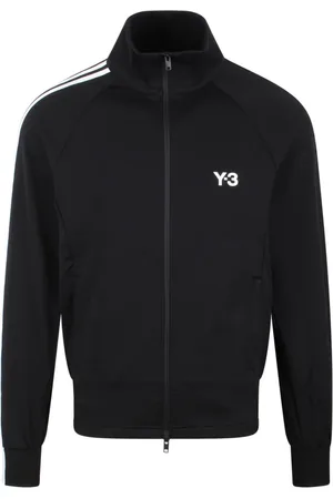 Y-3 Sweathshirts & Hoodies, Herre, Sort, M, Nylon, 3-Stripes Track Jacket
