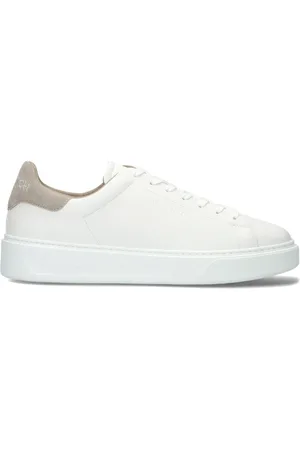 Woolrich Sko, Herre, Hvid, 44 EU, Læder, Klassiske Court Sneakers