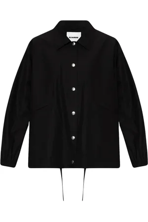 Jil Sander Jakke, Dame, Sort, M, Bomuld, Bomuldsjakke