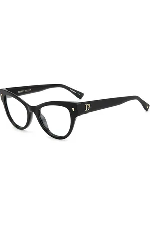 Dsquared2 Tilbehør, unisex, Sort, 49 MM, Sorte Briller D2 Solbriller