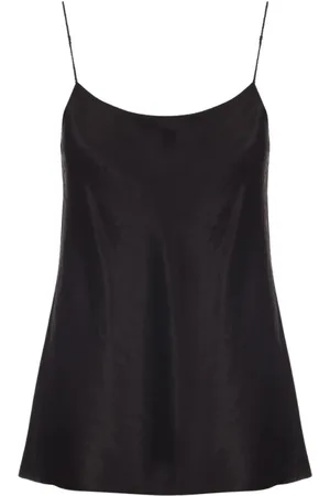Vince Top, Dame, Sort, S, Satin, Sort Satin Camisole Top