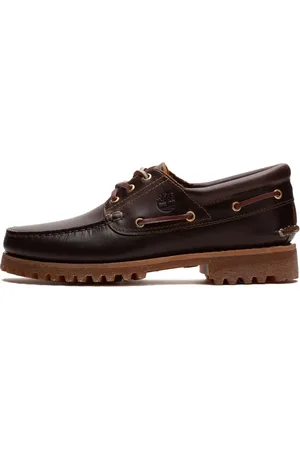 Timberland Sko, Herre, Brun, 41 EU, Læder, Klassiske Lug Bådsko
