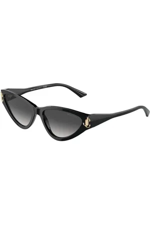 Jimmy Choo Tilbehør, unisex, Sort, 55 MM, Sorte Gradient Solbriller