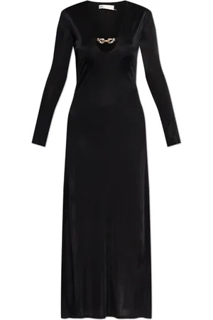 Tory Burch Kjole, Dame, Sort, 2XS, Kjole med dekorative applikationer
