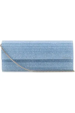 Jimmy Choo Taske, Dame, Blå, ONE SIZE, Uld, Chic Akryl Clutch Taske