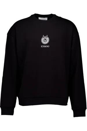 Iceberg Sweathshirts & Hoodies, Herre, Sort, L, Bomuld, Sweaters