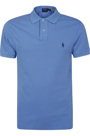 Ralph Lauren Top, Herre, Blå, M, Kortærmet Poloshirt